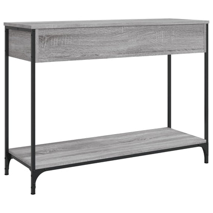 Wandtafel 100X34,5X75 Cm Bewerkt Hout Grijs Sonoma Eikenkleurig