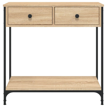 Wandtafel 75X34,5X75 Cm Bewerkt Hout Sonoma Eikenkleurig 1 75 x 34.5 x 75 cm