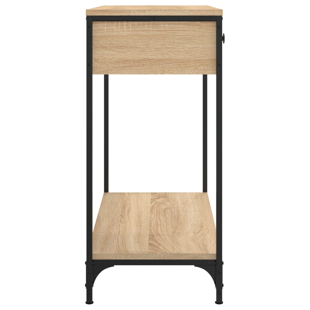 Wandtafel 75X34,5X75 Cm Bewerkt Hout Sonoma Eikenkleurig 1 75 x 34.5 x 75 cm