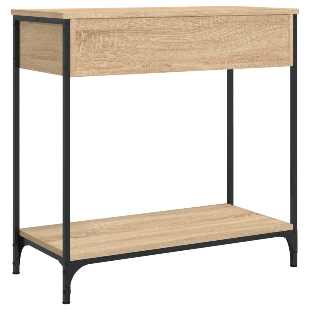 Wandtafel 75X34,5X75 Cm Bewerkt Hout Sonoma Eikenkleurig 1 75 x 34.5 x 75 cm