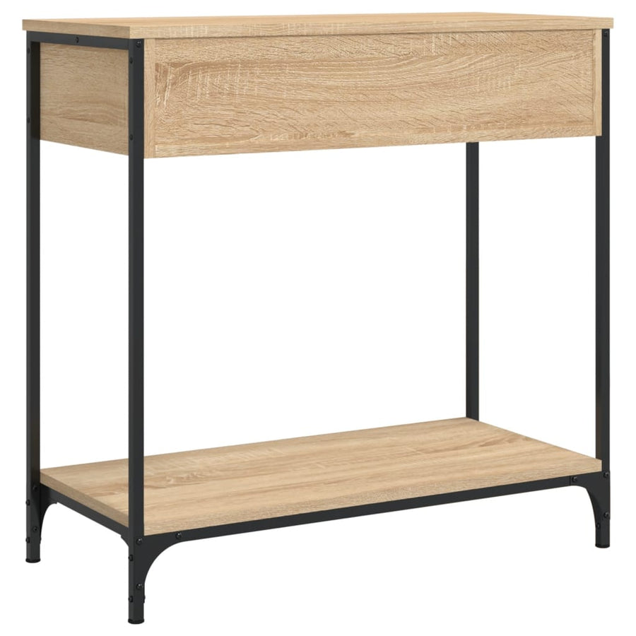 Wandtafel 75X34,5X75 Cm Bewerkt Hout Sonoma Eikenkleurig 1 75 x 34.5 x 75 cm
