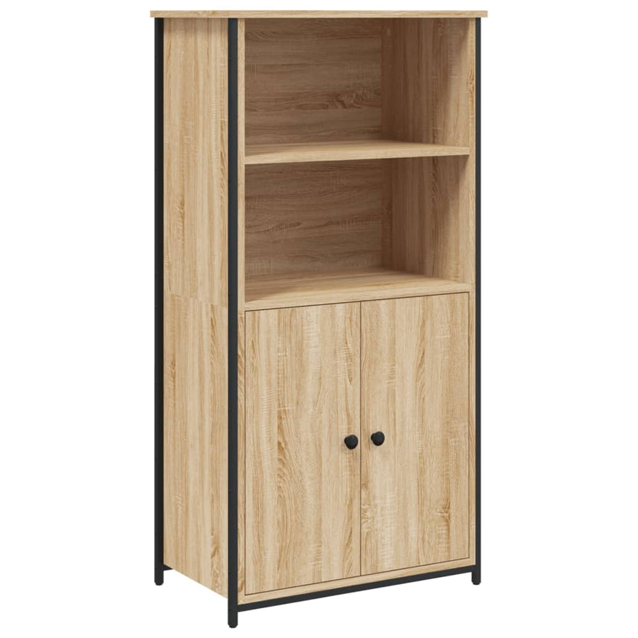 Hoge Kast 62X36X121,5 Cm Bewerkt Hout 62 x 36 x 121.5 cm Sonoma eiken