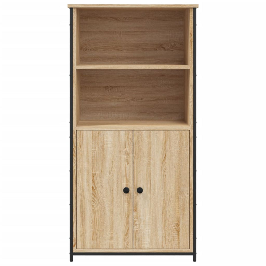 Hoge Kast 62X36X121,5 Cm Bewerkt Hout 62 x 36 x 121.5 cm Sonoma eiken