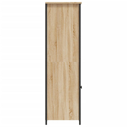 Hoge Kast 62X36X121,5 Cm Bewerkt Hout 62 x 36 x 121.5 cm Sonoma eiken
