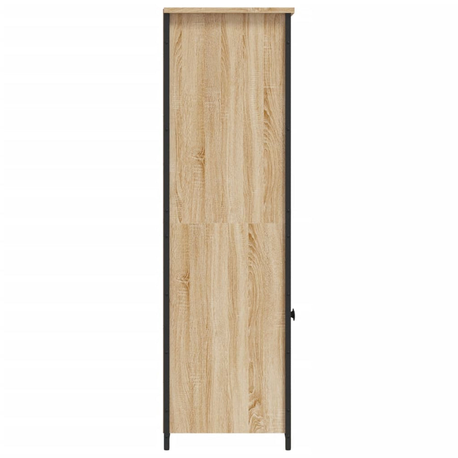 Hoge Kast 62X36X121,5 Cm Bewerkt Hout 62 x 36 x 121.5 cm Sonoma eiken