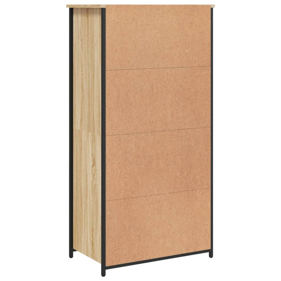 Hoge Kast 62X36X121,5 Cm Bewerkt Hout 62 x 36 x 121.5 cm Sonoma eiken