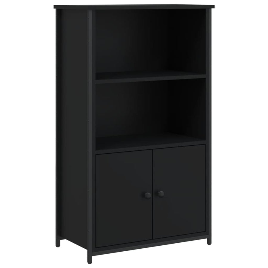 Hoge Kast 62X32X103,5 Cm Bewerkt Hout Zwart