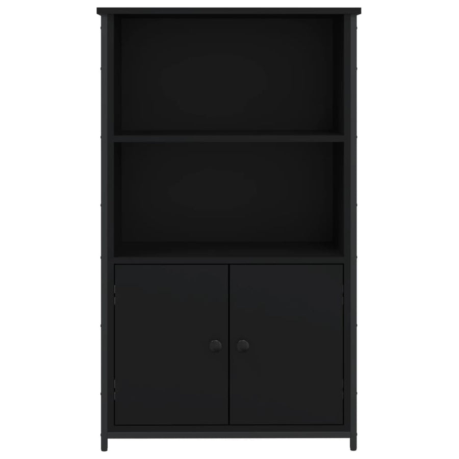 Hoge Kast 62X32X103,5 Cm Bewerkt Hout Zwart