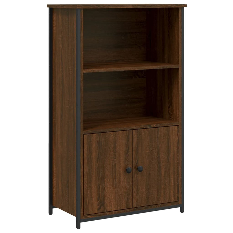 Hoge Kast 62X32X103,5 Cm Bewerkt Hout Bruin Eikenkleur