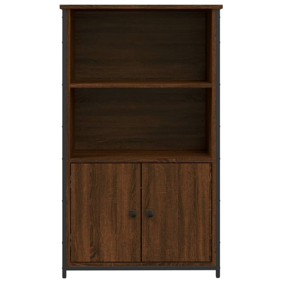 Hoge Kast 62X32X103,5 Cm Bewerkt Hout Bruin Eikenkleur