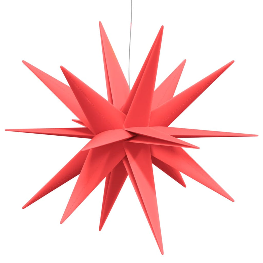 Kerstlamp Met Led Inklapbaar 57 Cm Rood
