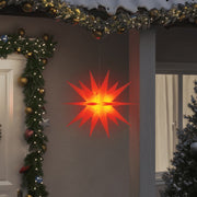 Kerstlamp LED inklapbaar 57 cm rood