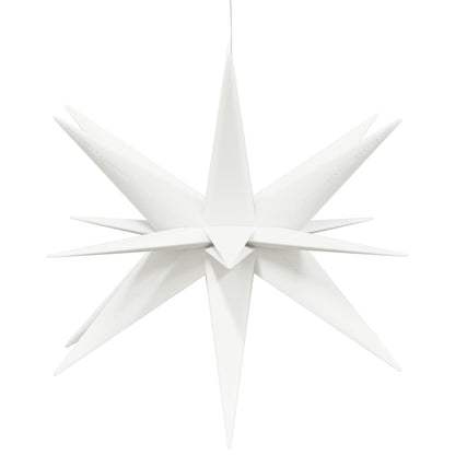 Kerstlamp met LED inklapbaar 57 cm wit