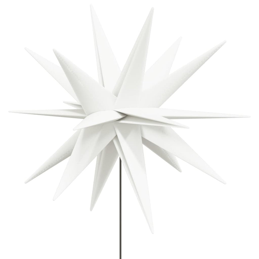 Kerstlamp Met Grondpin En Led Inklapbaar 57 Cm Wit