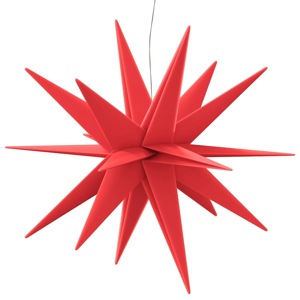 Kerstlamp met LED inklapbaar 100 cm rood
