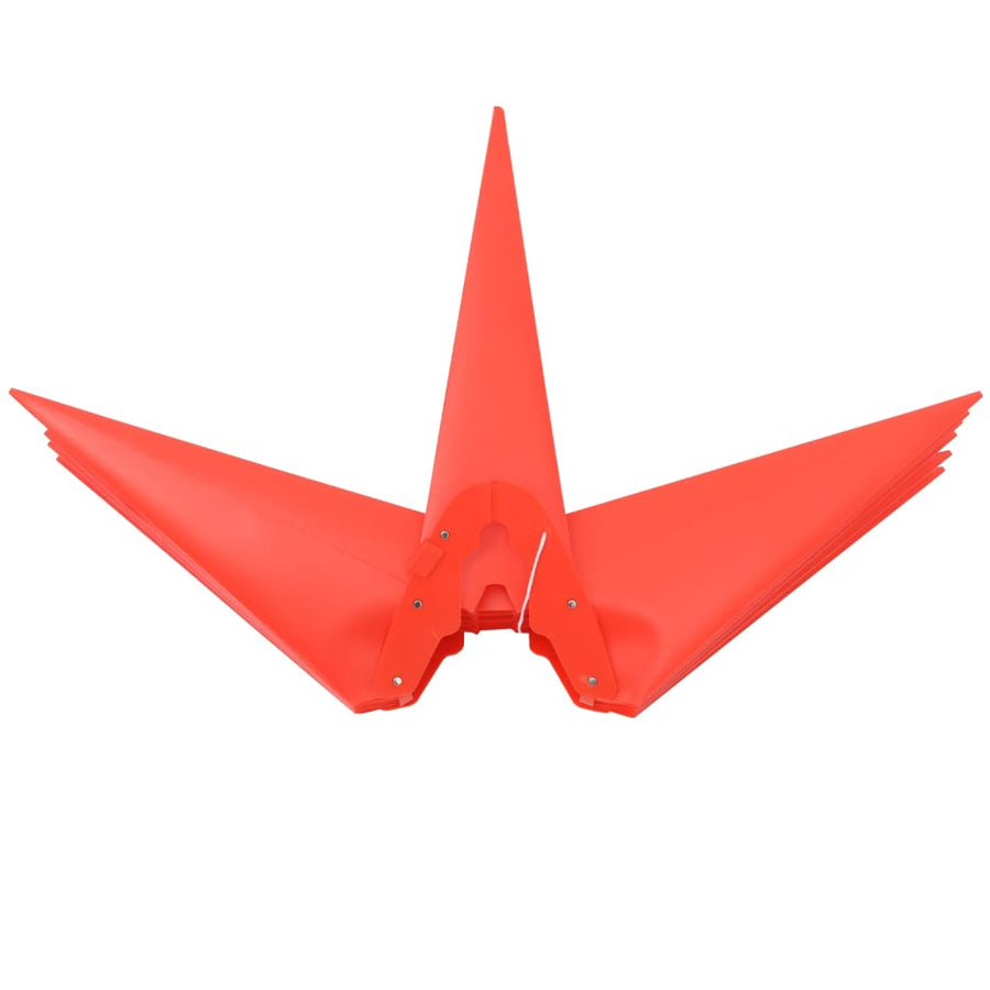Kerstlampen Met Led's 3 St Inklapbaar Rood