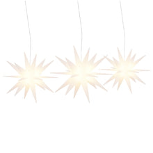 Kerstlampen Met Led's 3 St Inklapbaar Wit