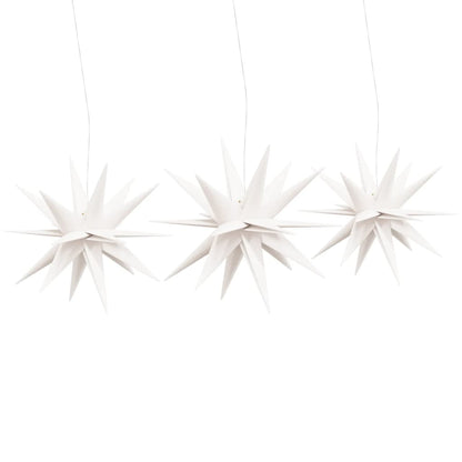 Kerstlampen Met Led's 3 St Inklapbaar Wit