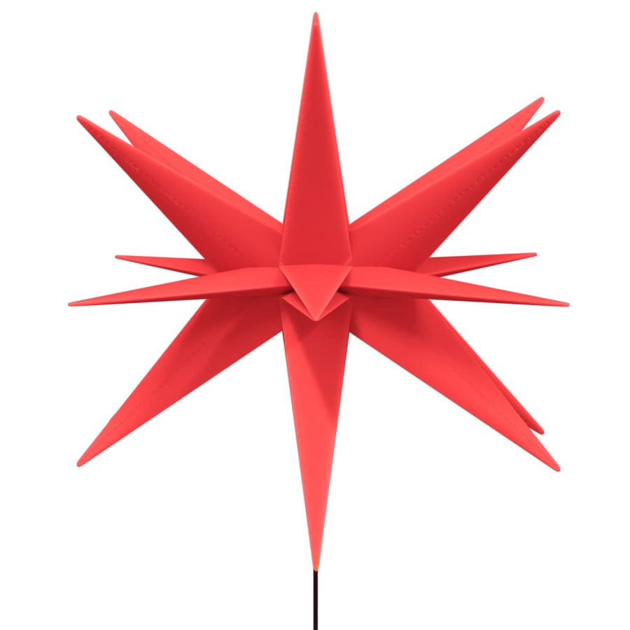 Kerstlampen Met Grondpin En Led's 3 St 35 Cm Rood