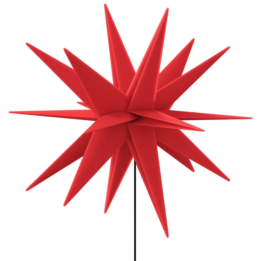 Kerstlampen Met Grondpin En Led's 3 St 35 Cm Rood