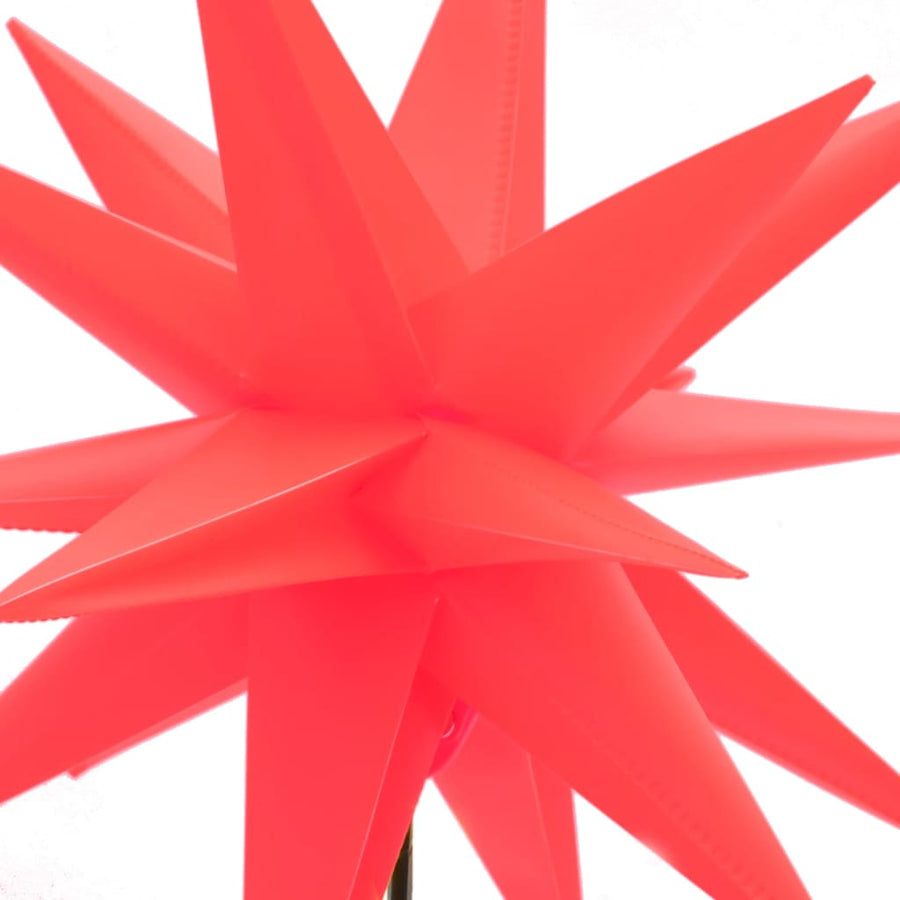 Kerstlampen Met Grondpin En Led's 3 St 35 Cm Rood