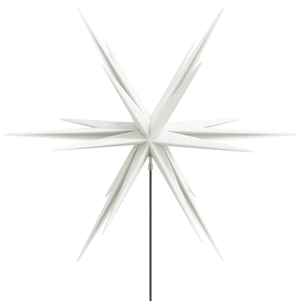 Kerstlampen met grondpin en LED's 3 st 35 cm wit