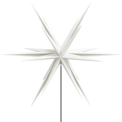 Kerstlampen met grondpin en LED's 3 st 35 cm wit