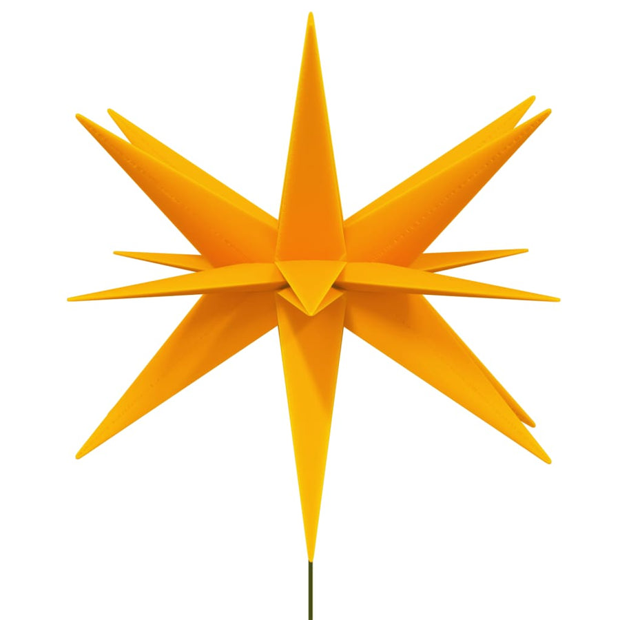 Kerstlampen Met Grondpin En Led's 3 St 35 Cm Geel