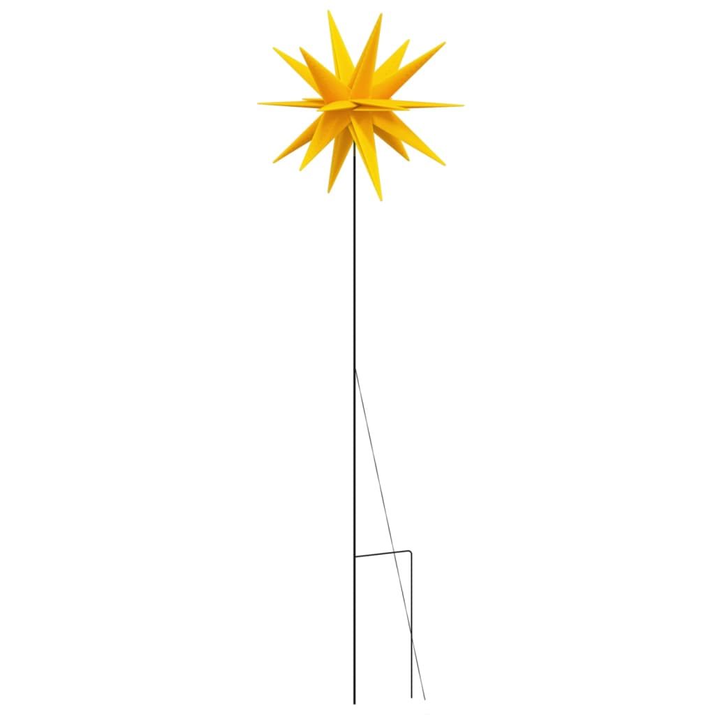 Kerstlampen Met Grondpin En Led's 3 St 35 Cm Geel