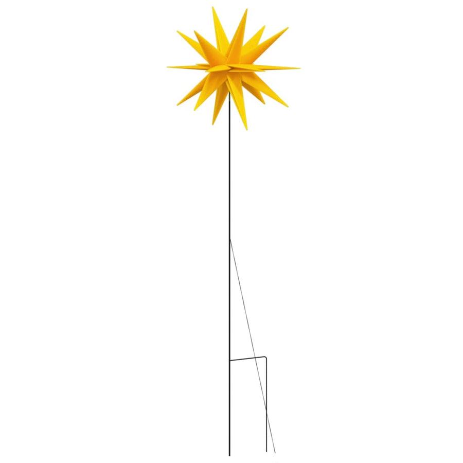 Kerstlampen Met Grondpin En Led's 3 St 35 Cm Geel