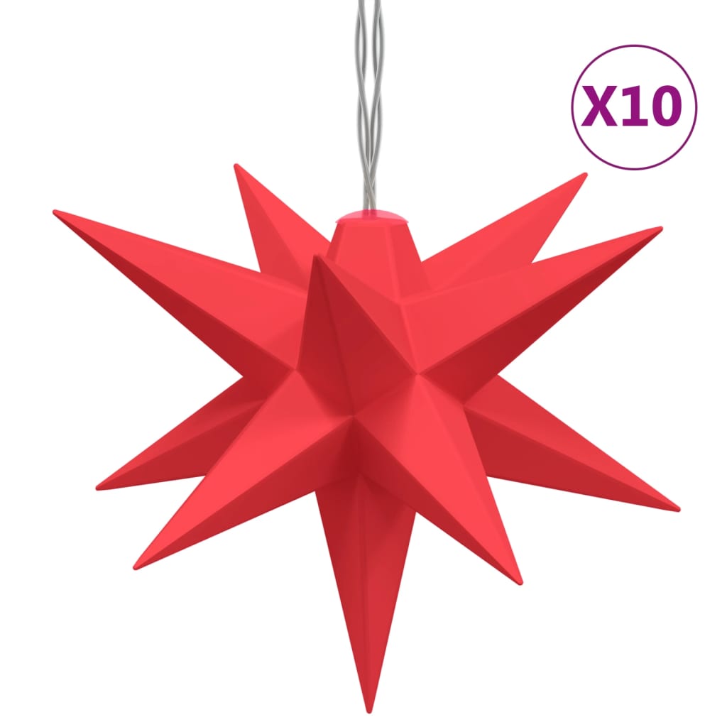 Kerstlamp 10 Led's 10 Cm Rood