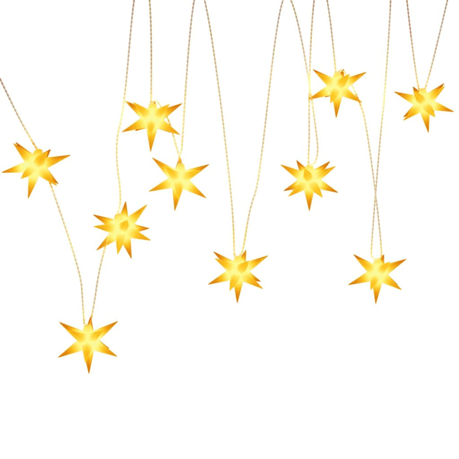 Kerstlamp 10 Led's 10 Cm Geel