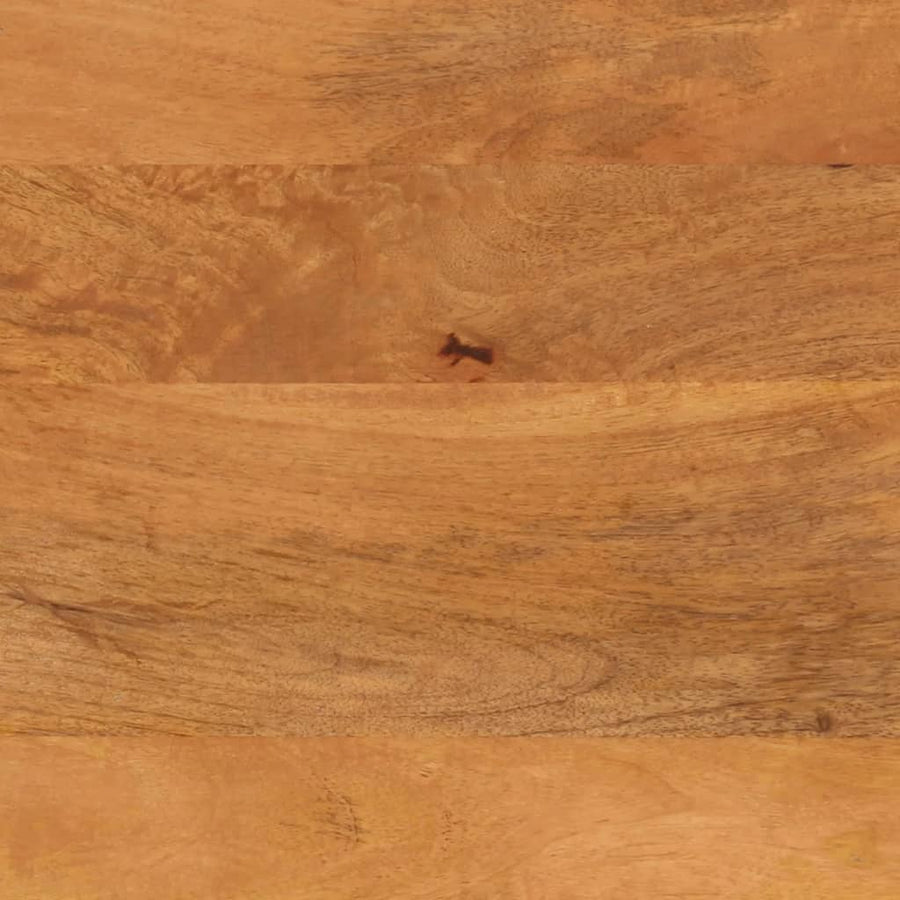 Salontafel 80X54X40 Cm Massief Mangohout Bruin En Zwart