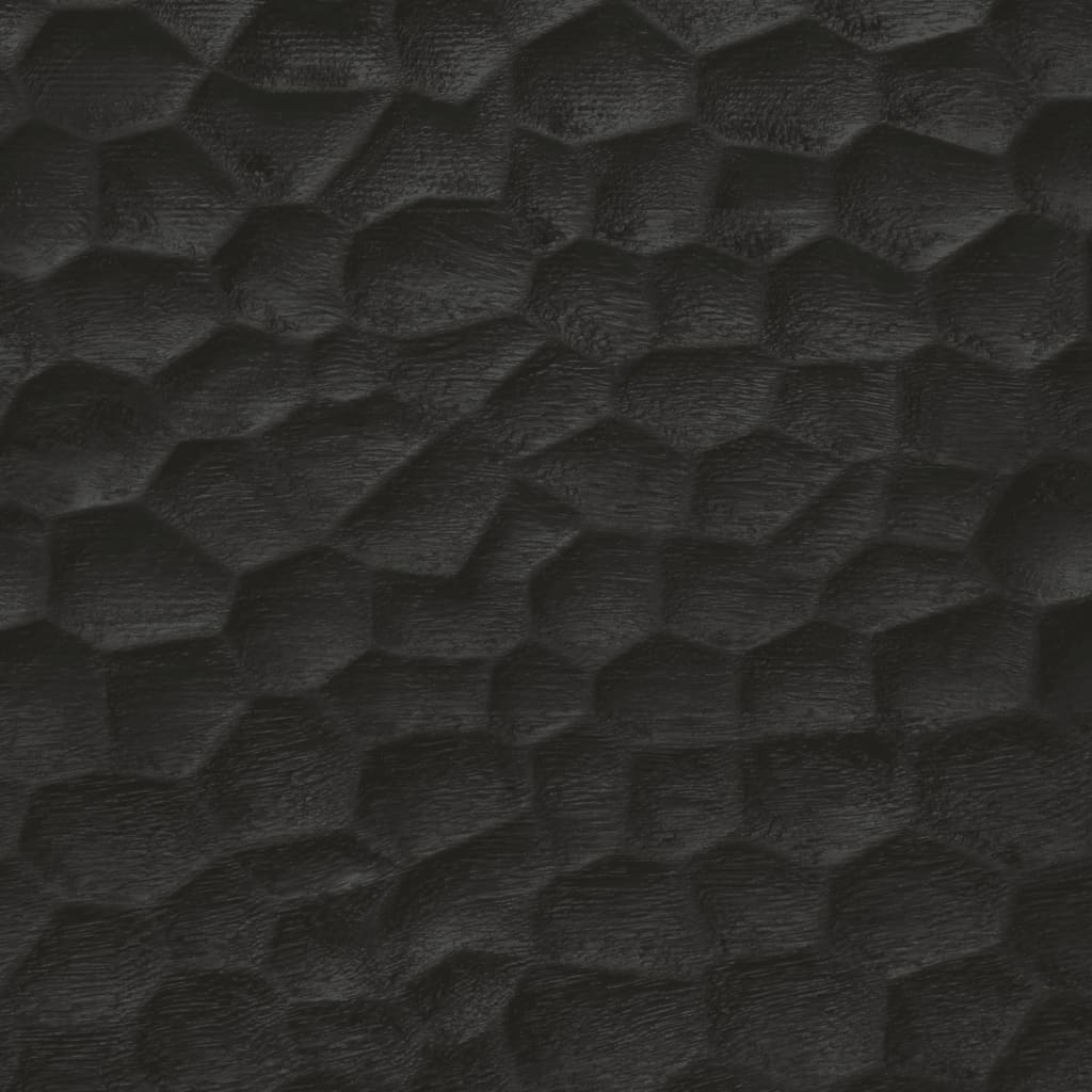 Tv-meubel 70x33x46 cm massief mangohout zwart Zwart massief mangohout