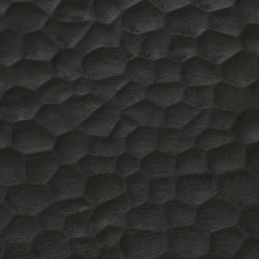 Bijzetkast 60x33x75 cm massief mangohout zwart Zwart massief mangohout