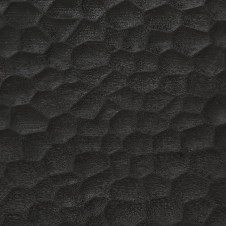 Nachtkastjes 2 st 40x33x46 cm massief mangohout zwart 2 Zwart massief mangohout
