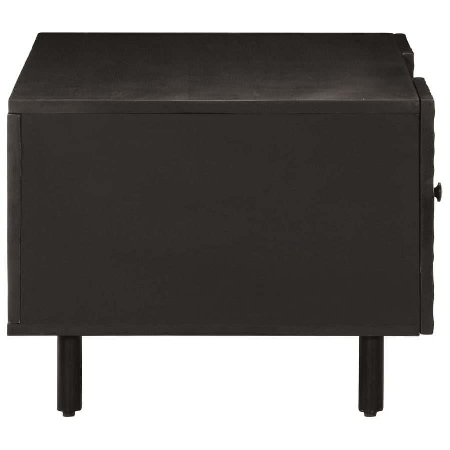 Salontafel 00X54X40 Cm Zwart massief mangohout