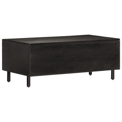 Salontafel 00X54X40 Cm Zwart massief mangohout