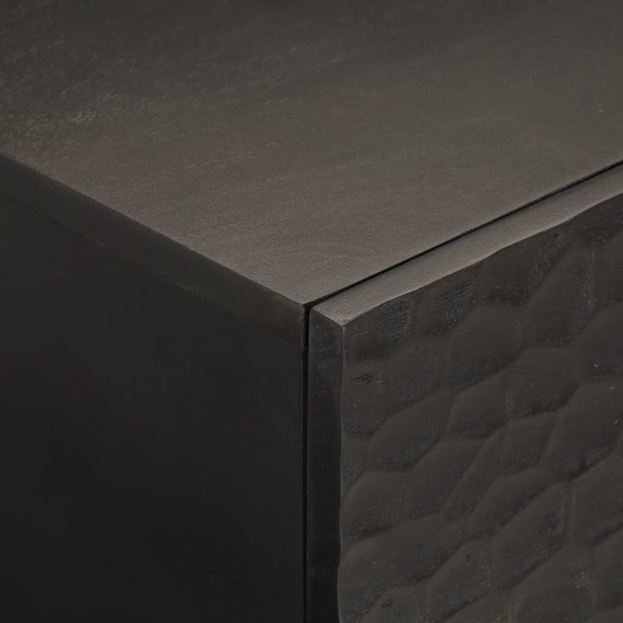 Salontafel 00X54X40 Cm Zwart massief mangohout