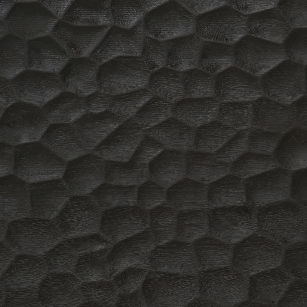 Salontafel 00X54X40 Cm Zwart massief mangohout
