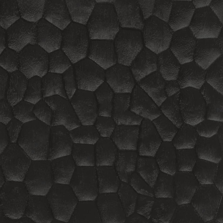 Badkamerkast 38x33x60 cm massief mangohout Zwart