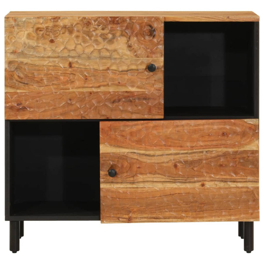Bijzetkast 80X33X75 Cm Massief Acaciahout