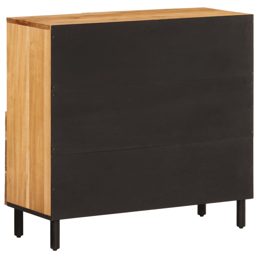 Bijzetkast 80X33X75 Cm Massief Acaciahout