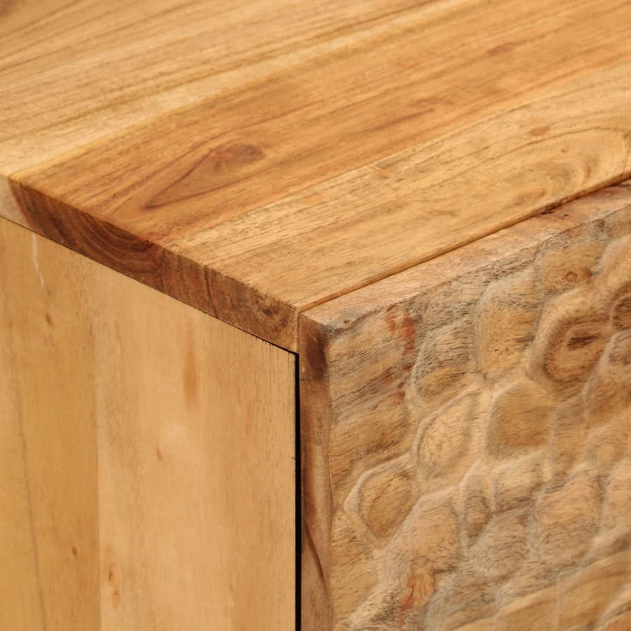 Bijzetkast 80X33X75 Cm Massief Acaciahout