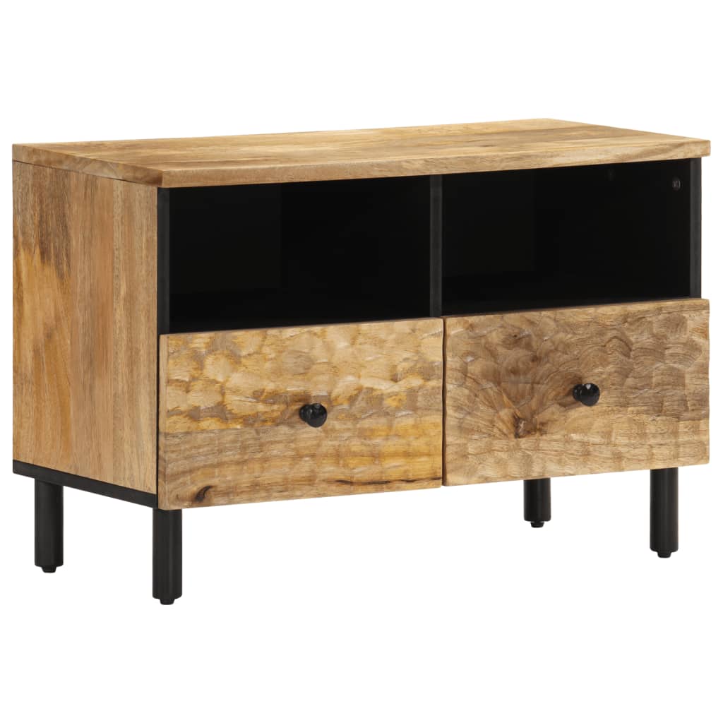 Tv-meubel 70x33x46 cm massief mangohout Naturel massief mangohout