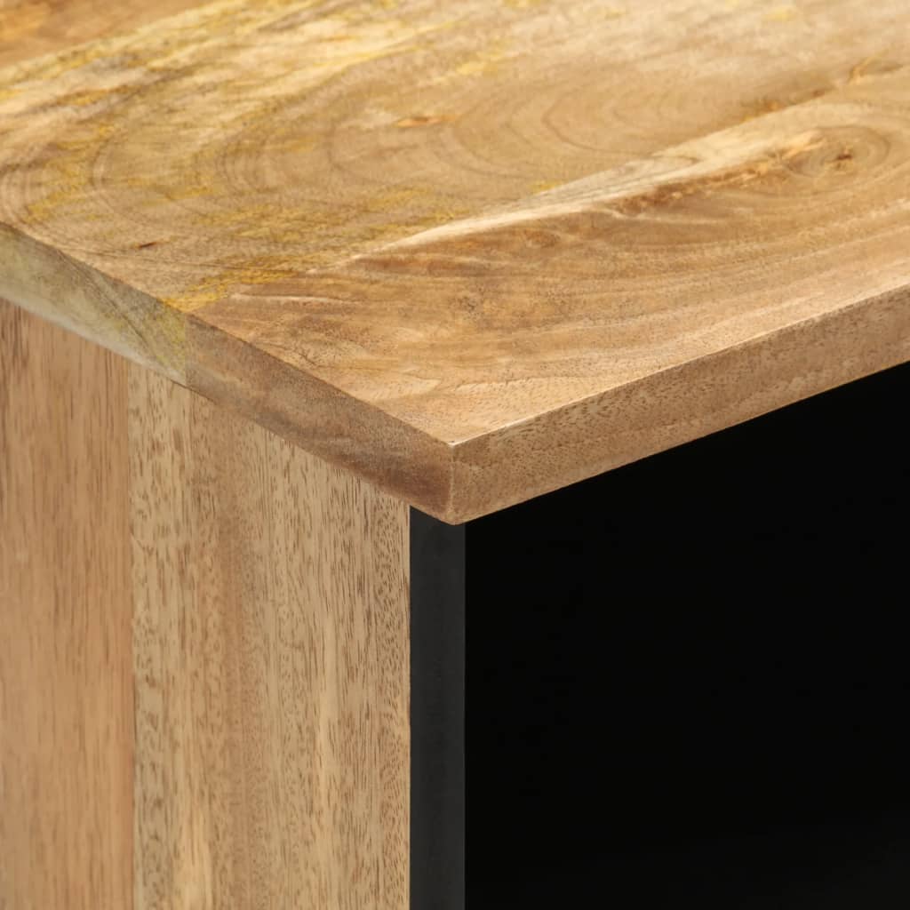 Tv-meubel 70x33x46 cm massief mangohout Naturel massief mangohout