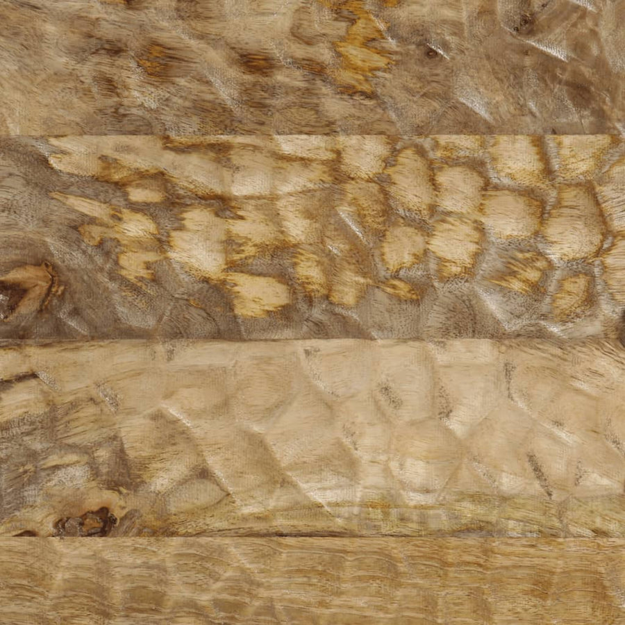 Bijzetkast 60x33x75 cm massief mangohout Naturel massief mangohout