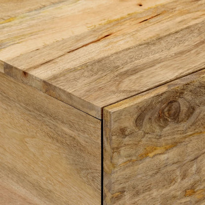 Salontafel 80x50x40 cm massief mangohout Naturel massief mangohout
