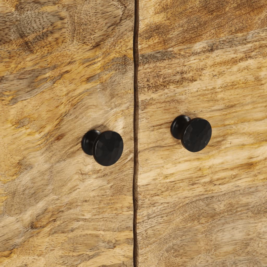 Salontafel 80x50x40 cm massief mangohout Naturel massief mangohout