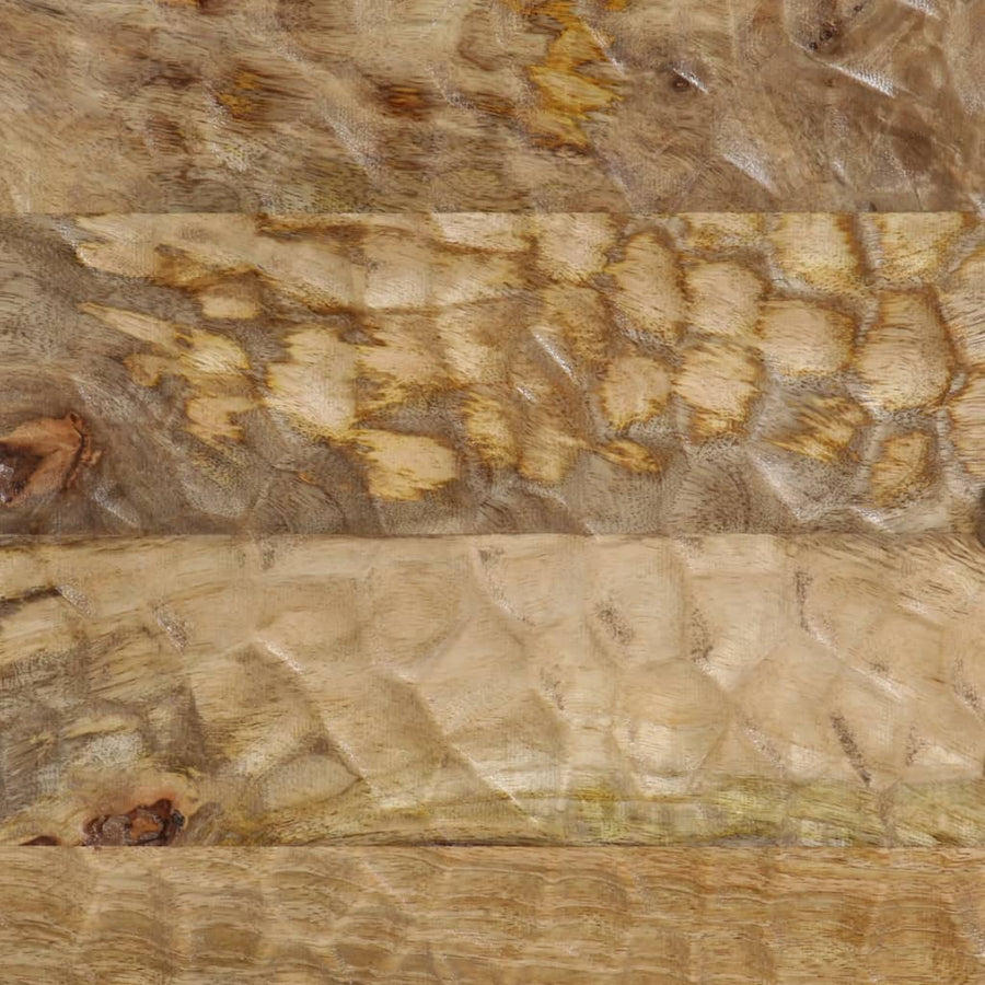 Salontafel 80x50x40 cm massief mangohout Naturel massief mangohout